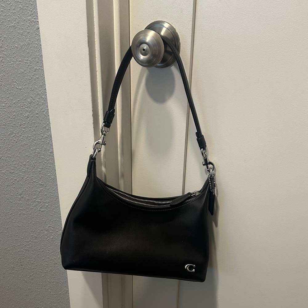 Coach NWOT Juliet 25 Black Leather